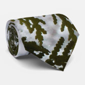 Cravate Neige sur les branches À feuillage persistant (Roulé)