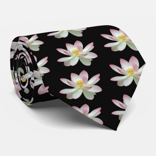 Cravate Nelumbo nucifera (Roulé)