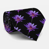 Cravate Nénuphar pourpre Lotus (Roulé)
