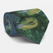 Cravate Nénuphars de Claude Monet, Fleurs Vintages (Roulé)