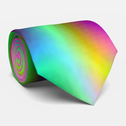 Cravate néon (Roulé)