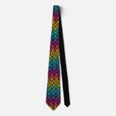 Cravate Neon Bright mode tendance design coloré 8 (Devant)