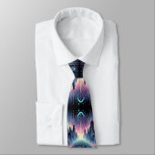 Cravate Neon Cyberworld (Attaché)