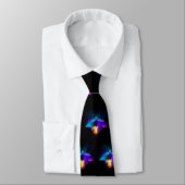 Cravate Neon Firefly sur noir (Attaché)