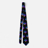 Cravate Neon Firefly sur noir (Dos)