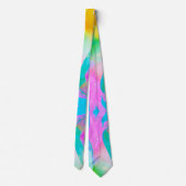 Cravate Neon fluide Abstrait (Dos)