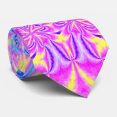 Cravate Neon Mandala (Roulé)