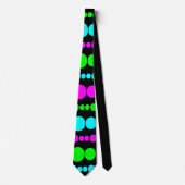 Cravate Neon Modern Rectangles (Devant)