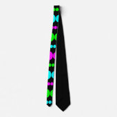 Cravate Neon Modern Rectangles (Dos)