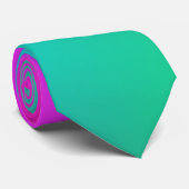 Cravate Neon Pink Blue et Green (Roulé)