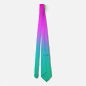 Cravate Neon Pink Blue et Green (Dos)