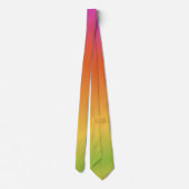 Cravate Neon Rainbow Gradient Ombré (Dos)