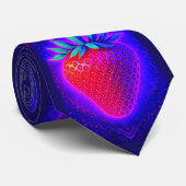 CRAVATE NEON STRAWBERRY (Roulé)