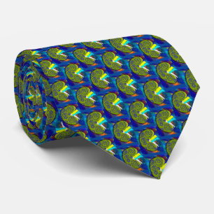 Cravate Néphrologie Artsy Kidney Design Green All