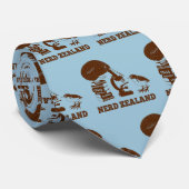 Cravate Nerd-Zélande drôle kiwi (Roulé)