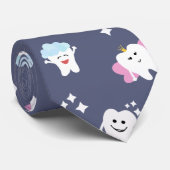 Cravate Nettoyer les dents Dental Blue Dentiste (Roulé)