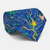 Cravate Neuron Abstrait (Roulé)