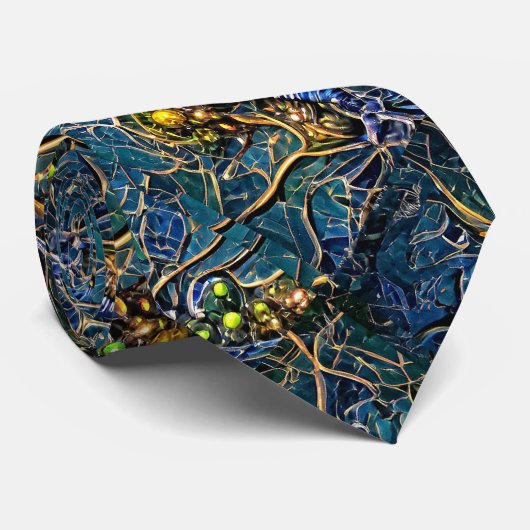 Cravate neurone Abstrait (Roulé)