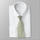 Cravate Neutre Sage Vert et Greige Texture Mens (Attaché)