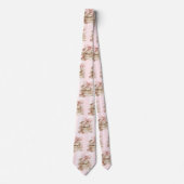 Cravate New Chapter Pink Bow Stripes (Devant)