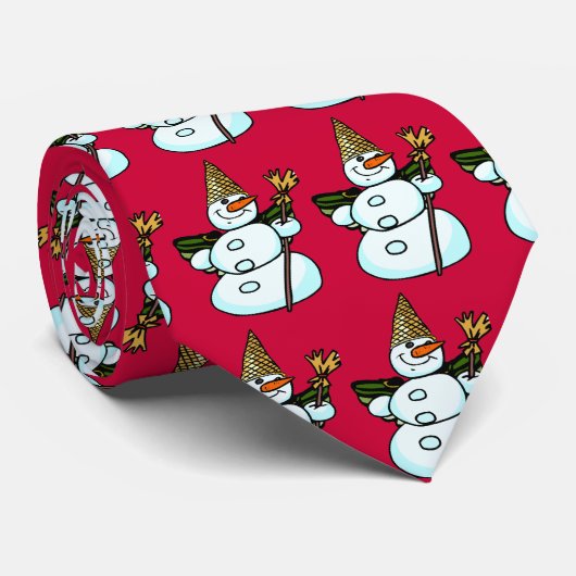 Cravate New Orleans Snowman, (Roulé)