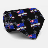 Cravate New Zealand NZ Lacrosse Tie (Roulé)
