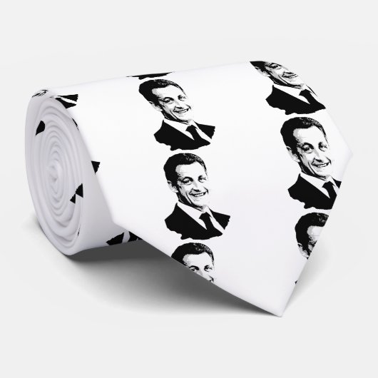 Cravate Nicolas Sarkozy (Roulé)
