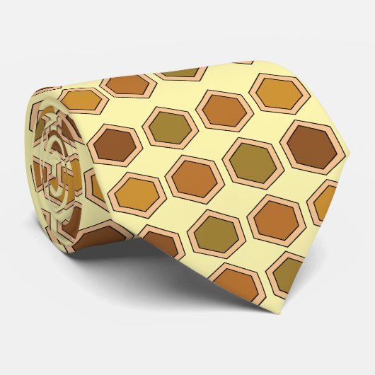 Cravate Nid d'abeille coloré (Roulé)