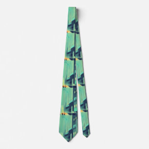 Cravate Night azure street