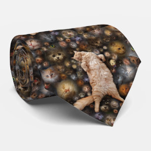 Cravate Nighty Kitty Chat,