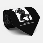 Cravate Ninja - avez-vous vu cet homme ? (Roulé)