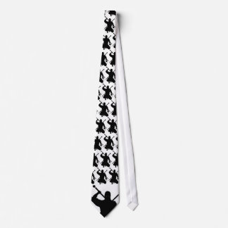 Cravate Ninja de tricot