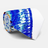 Cravate No d'encre glissante, image avec orange, couleur b (Roulé)