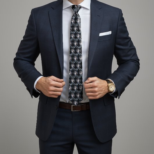 Cravate No More Mr Nice Guy Funny Alpha Wolf Meme Brainrot