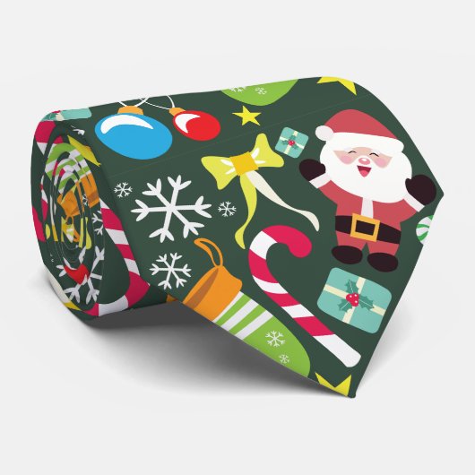 Cravate Noël (Roulé)