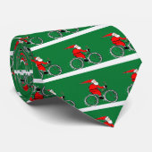 Cravate Noël à vélo (Roulé)