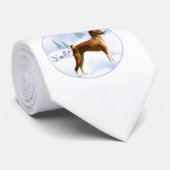 Cravate Noel Basenji (Roulé)