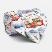 Cravate Noël caravanier (Roulé)