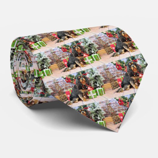 Cravate Noël - cavalier - Charlie (Roulé)