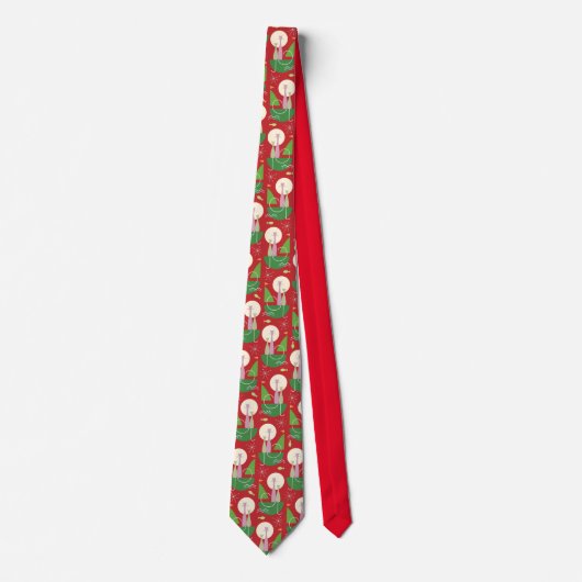 Cravate Noël Chat Necktie (Devant)