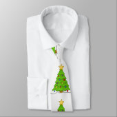 CRAVATE NOËL COMIQUE ARBRES NOËL NOËL (Attaché)