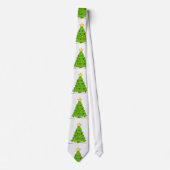 CRAVATE NOËL COMIQUE ARBRES NOËL NOËL (Devant)