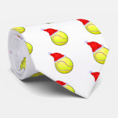 Cravate Noël de tennis (Roulé)