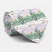 Cravate Noël des oiseaux (Roulé)