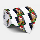 Cravate noël hillary clinton (Roulé)