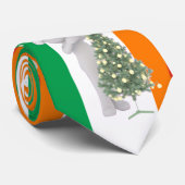Cravate noël irlandais (Roulé)