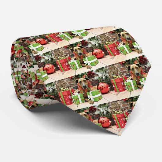 Cravate Noël - Labrador X - Guinness (Roulé)