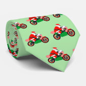 Cravate Noël moto (Roulé)