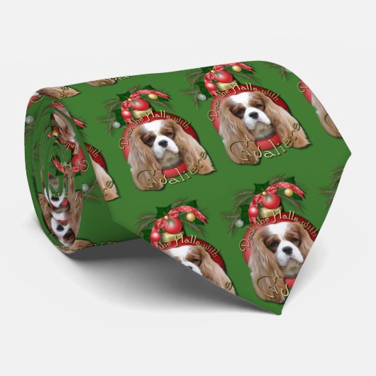Cravate Noël - plate-forme les halls - cavaliers - (Roulé)