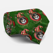 Cravate Noël - plate-forme les halls - Corgis (Roulé)